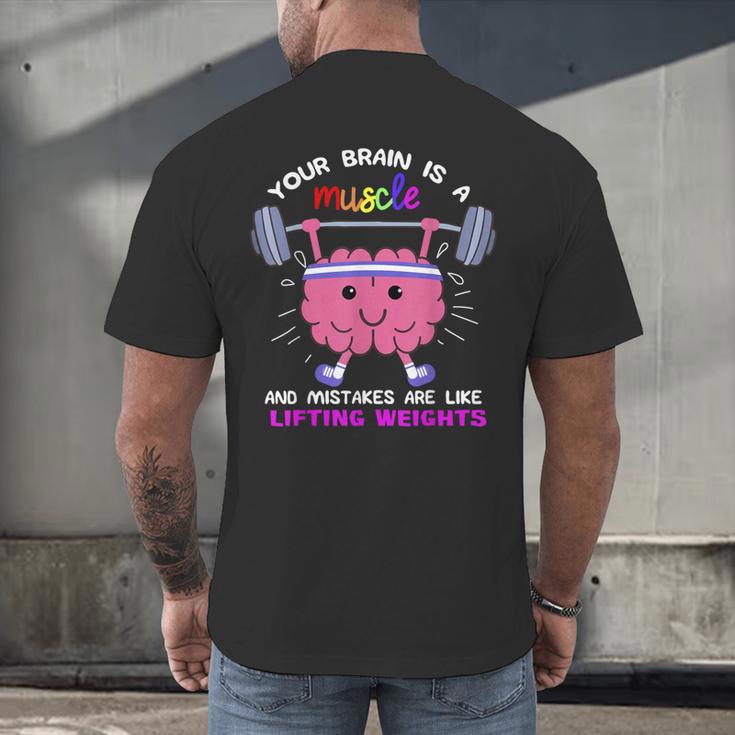 Growth Mindset Teacher Shirt Inspirational Shirts Men's Back Print T-Shirt, gift for family, gift for coworker Growth Mindset Teacher Shirt Inspirational Shirts Men's Back Print T-Shirt, gift for family, gift for coworker