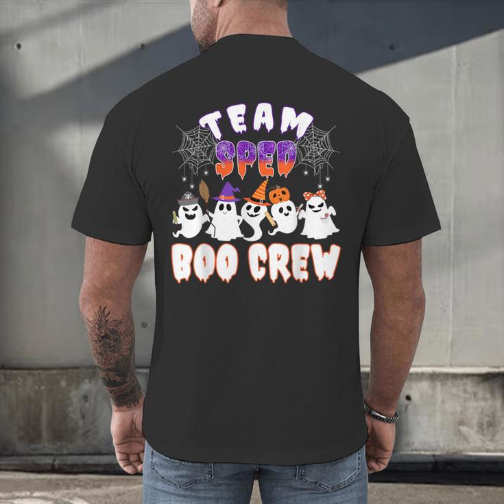 Halloween Costume Team SPED Teacher Special Education Men's Back Print T-Shirt, gift for family, gift for coworker Halloween Costume Team SPED Teacher Special Education Men's Back Print T-Shirt, gift for family, gift for coworker