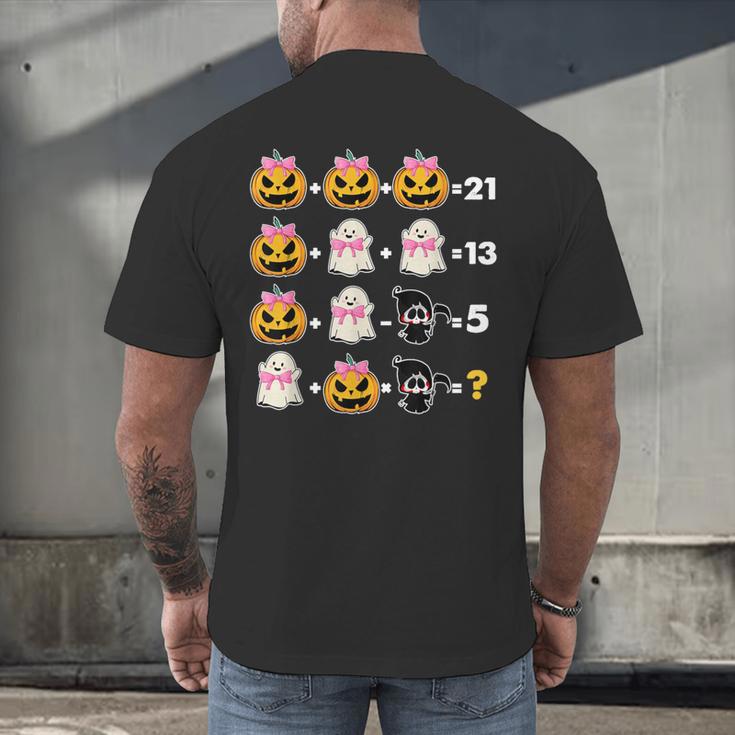Halloween Math Teacher Men Women Order Of Operations Men's Back Print T-Shirt, gift for family, gift for coworker Halloween Math Teacher Men Women Order Of Operations Men's Back Print T-Shirt, gift for family, gift for coworker