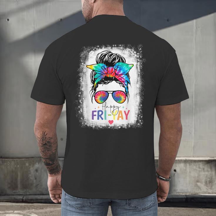 Happy Fri-Yay Friday Teacher Life Happy Friday Men's Back Print T-Shirt, gift for family, gift for coworker Happy Fri-Yay Friday Teacher Life Happy Friday Men's Back Print T-Shirt, gift for family, gift for coworker