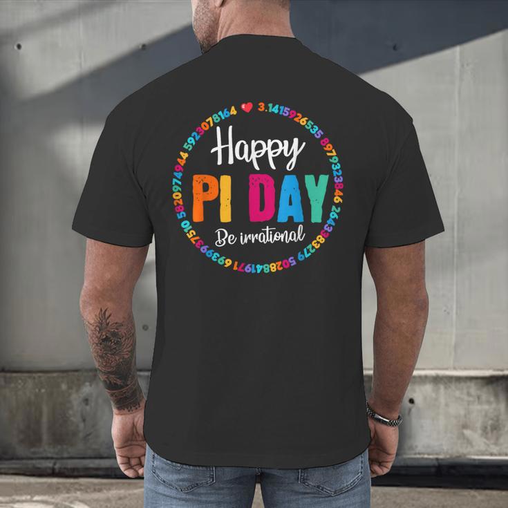 Happy Pi Day Pie Math Coach Teacher Pi Day Lover Nerdy Men's Back Print T-Shirt, gift for family, gift for coworker Happy Pi Day Pie Math Coach Teacher Pi Day Lover Nerdy Men's Back Print T-Shirt, gift for family, gift for coworker