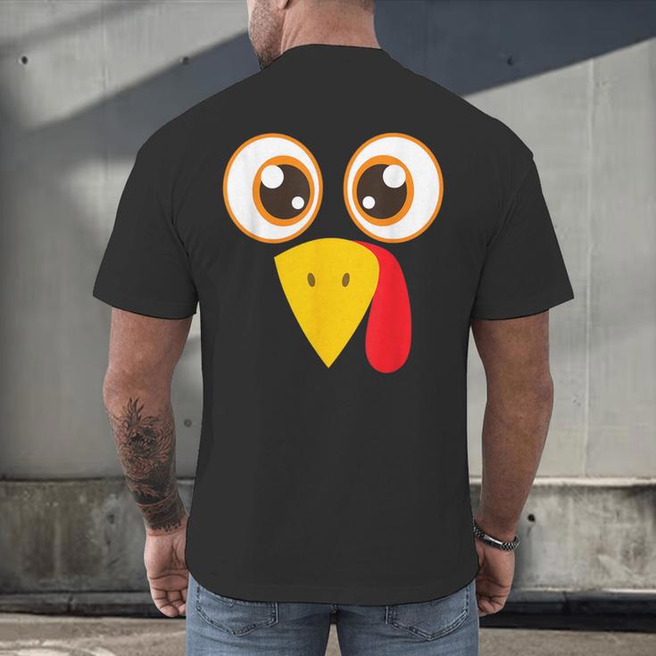 Hilarious Turkey Halloween Thanksgiving Teacher Nurse Men's Back Print T-Shirt, gift for family, gift for coworker Hilarious Turkey Halloween Thanksgiving Teacher Nurse Men's Back Print T-Shirt, gift for family, gift for coworker