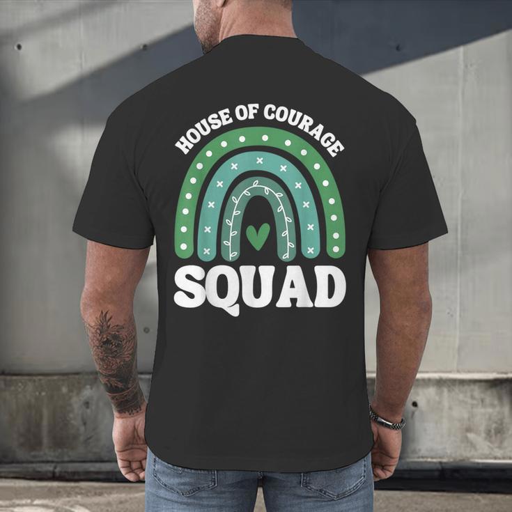 House Of Courage Squad RCA School Teacher Student Tee Men's Back Print T-Shirt, gift for family, gift for coworker