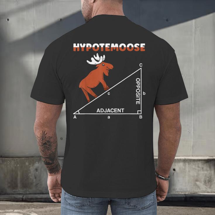 Hypotemoose Mathematics Teacher Mathematician Math Geek Men's Back Print T-Shirt, gift for family, gift for coworker Hypotemoose Mathematics Teacher Mathematician Math Geek Men's Back Print T-Shirt, gift for family, gift for coworker