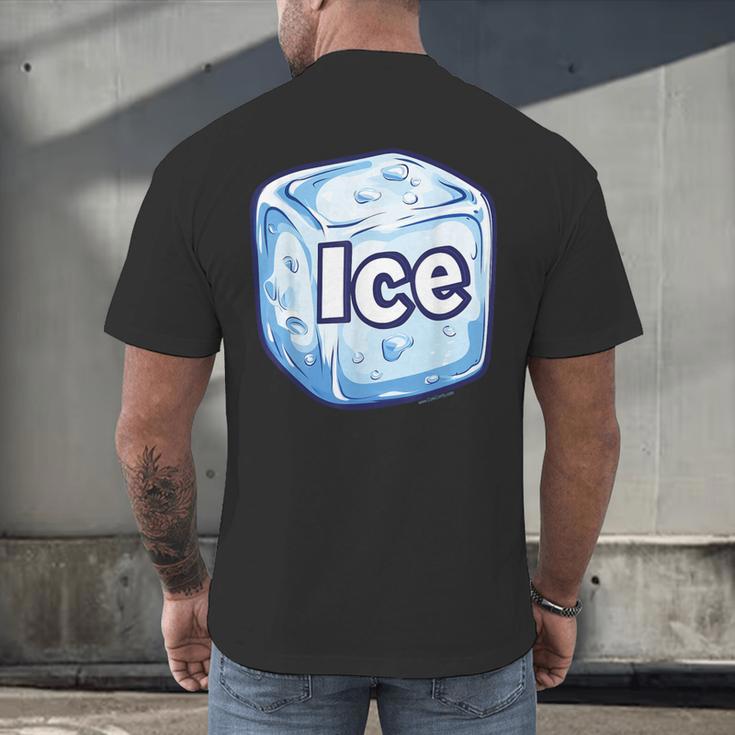 Ice Halloween Pun Costume Easy Lazy Team Group Teacher Men's Back Print T-Shirt, gift for family, gift for coworker