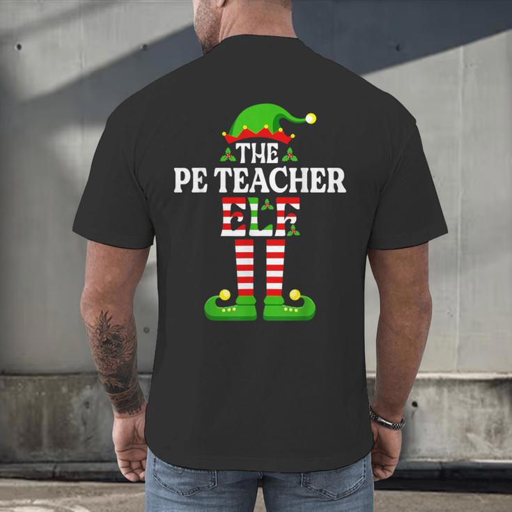 I'm The PE Teacher Elf Christmas Family Matching Men's Back Print T-Shirt, gift for family, gift for coworker I'm The PE Teacher Elf Christmas Family Matching Men's Back Print T-Shirt, gift for family, gift for coworker