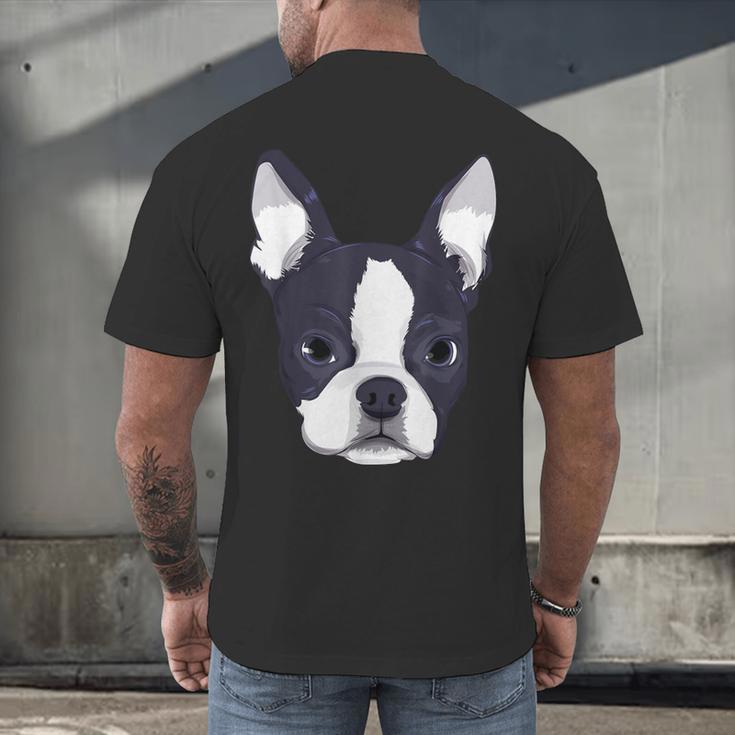 Kids Boston Terrier Dog For Women And Girls Men's Back Print T-Shirt, gift for family, gift for coworker