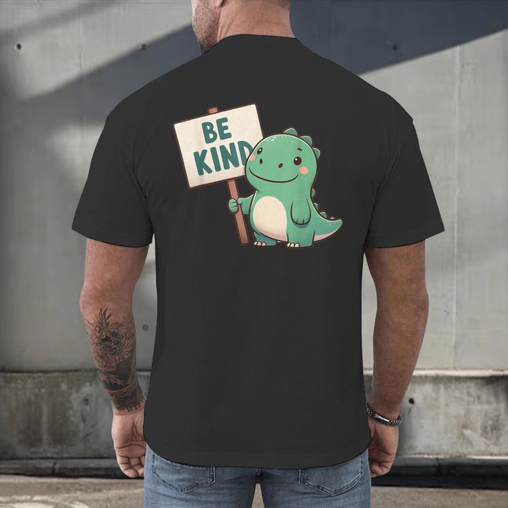 Be Kind Teacher Anti-Bullying Dino Kindness Women Men Boys Men's Back Print T-Shirt, gift for family, gift for coworker Be Kind Teacher Anti-Bullying Dino Kindness Women Men Boys Men's Back Print T-Shirt, gift for family, gift for coworker