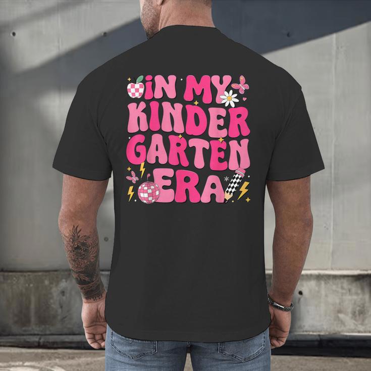 In My Kindergarten Era Girl Back To School Kinder Teacher Men's Back Print T-Shirt, gift for family, gift for coworker In My Kindergarten Era Girl Back To School Kinder Teacher Men's Back Print T-Shirt, gift for family, gift for coworker