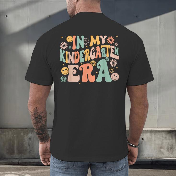 In My Kindergarten Era Retro Back To School Teacher Student Men's Back Print T-Shirt, gift for family, gift for coworker In My Kindergarten Era Retro Back To School Teacher Student Men's Back Print T-Shirt, gift for family, gift for coworker