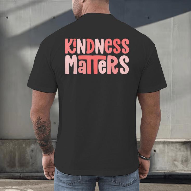 Kindness Matters Anti Bullying Shirts Teacher Child Men's Back Print T-Shirt, gift for family, gift for coworker Kindness Matters Anti Bullying Shirts Teacher Child Men's Back Print T-Shirt, gift for family, gift for coworker