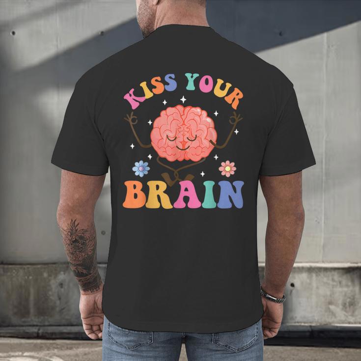 Kiss Your Brain Sped Teacher Appreciation Back To School Kid Men's Back Print T-Shirt, gift for family, gift for coworker Kiss Your Brain Sped Teacher Appreciation Back To School Kid Men's Back Print T-Shirt, gift for family, gift for coworker