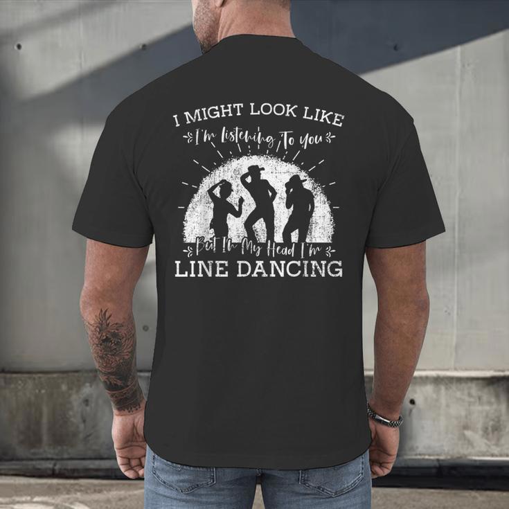 Line Dancing Choreographer Dance Teacher Group Performer Men Women Girls Kids Men's Back Print T-Shirt, gift for family, gift for coworker