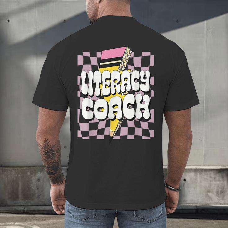 Literacy Coach Reading Specialist Facilitator Lead Teacher Men's Back Print T-Shirt, gift for family, gift for coworker Literacy Coach Reading Specialist Facilitator Lead Teacher Men's Back Print T-Shirt, gift for family, gift for coworker