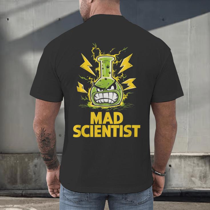 Mad Scientist Kids Youth Adult Science Teacher Chemistry Men's Back Print T-Shirt, gift for family, gift for coworker