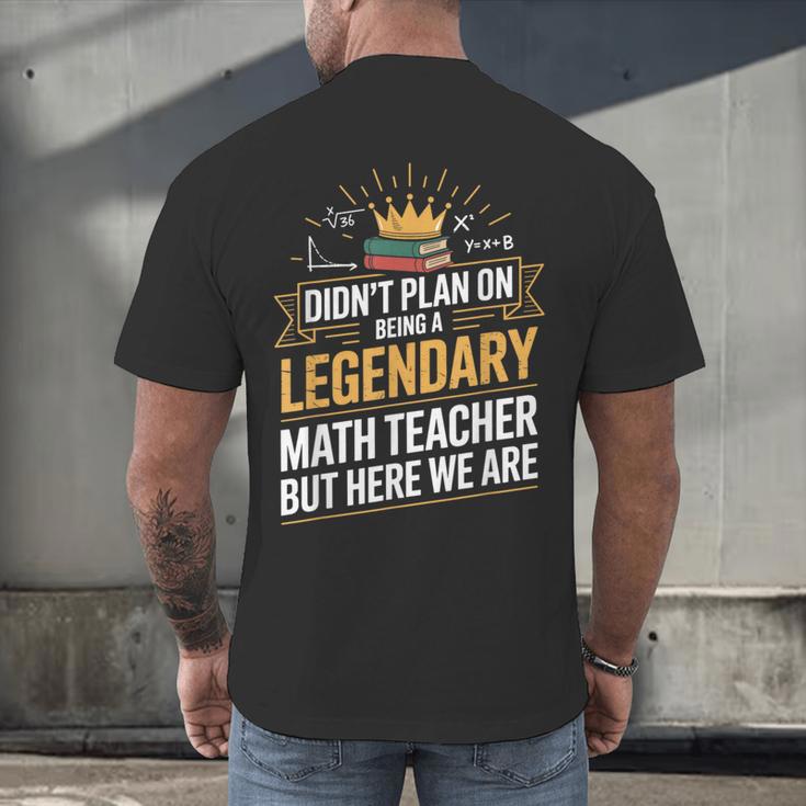 Math Teacher For Algebra Lovers Mathematics Men's Back Print T-Shirt, gift for family, gift for coworker Math Teacher For Algebra Lovers Mathematics Men's Back Print T-Shirt, gift for family, gift for coworker