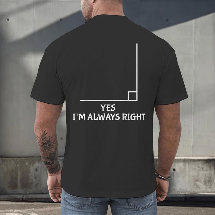Math Teacher Joke Men Women Fun Best Math Quotes Men's Back Print T-Shirt, gift for family, gift for coworker