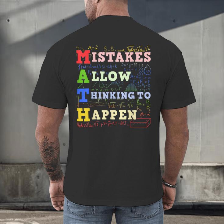 Math Teacher Math Student Mathematics Men's Back Print T-Shirt, gift for family, gift for coworker Math Teacher Math Student Mathematics Men's Back Print T-Shirt, gift for family, gift for coworker