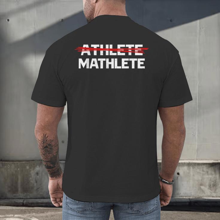 Mathlete For Math Team Students Algebra Math Teacher Men's Back Print T-Shirt, gift for family, gift for coworker Mathlete For Math Team Students Algebra Math Teacher Men's Back Print T-Shirt, gift for family, gift for coworker
