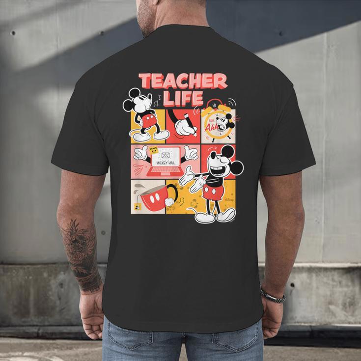 Mickey Mouse Teacher Life Men's Back Print T-Shirt, gift for family, gift for coworker Mickey Mouse Teacher Life Men's Back Print T-Shirt, gift for family, gift for coworker