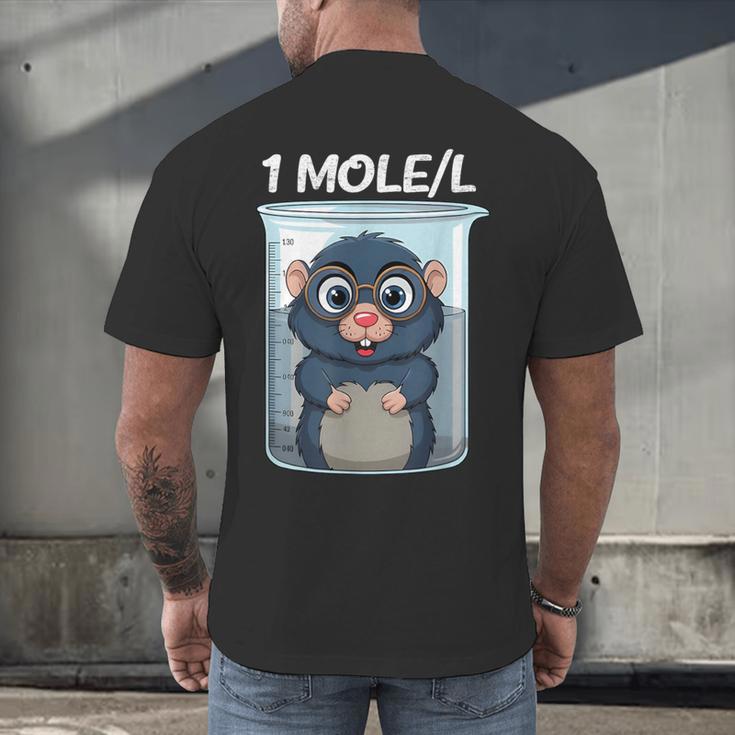 Mole Chemistry Chemist Student Science Teacher Men's Back Print T-Shirt, gift for family, gift for coworker Mole Chemistry Chemist Student Science Teacher Men's Back Print T-Shirt, gift for family, gift for coworker