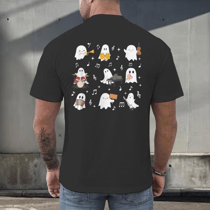 Music Teacher Halloween Music Teacher Education Men's Back Print T-Shirt, gift for family, gift for coworker Music Teacher Halloween Music Teacher Education Men's Back Print T-Shirt, gift for family, gift for coworker