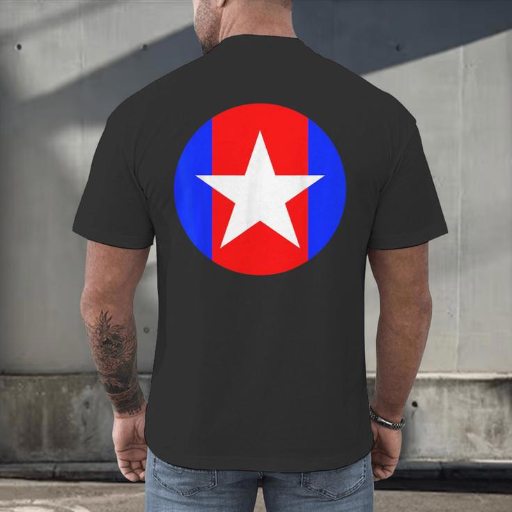 Nerdy Captain Sweatpants Retro Comic Book Fan Teacher Men's Back Print T-Shirt, gift for family, gift for coworker