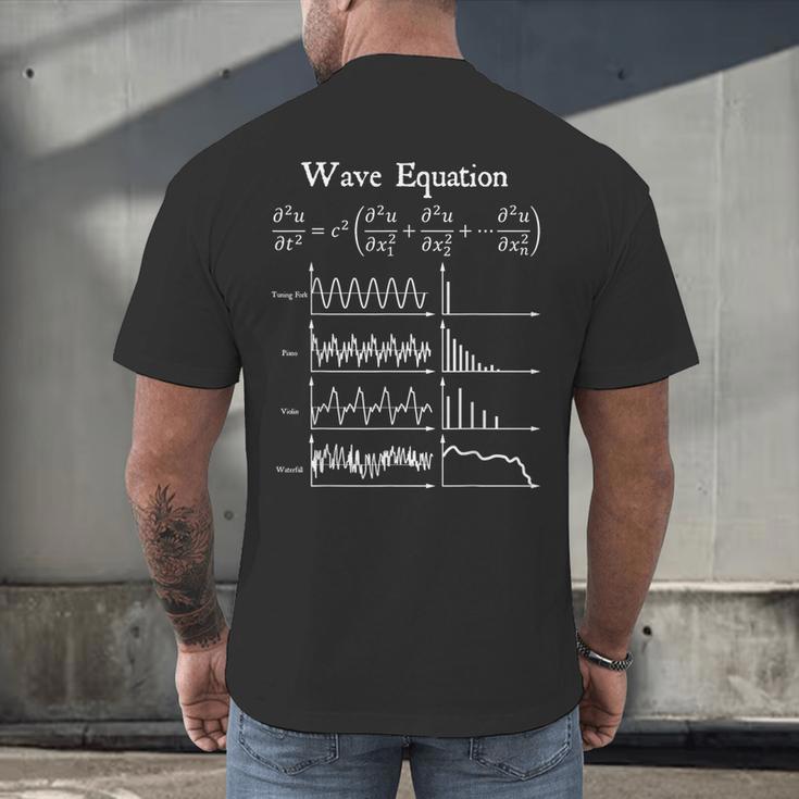 Nerdy Wave Equation Music Physics Science Math Teacher Geek Men Women Girls Kids Men's Back Print T-Shirt, gift for family, gift for coworker Nerdy Wave Equation Music Physics Science Math Teacher Geek Men Women Girls Kids Men's Back Print T-Shirt, gift for family, gift for coworker