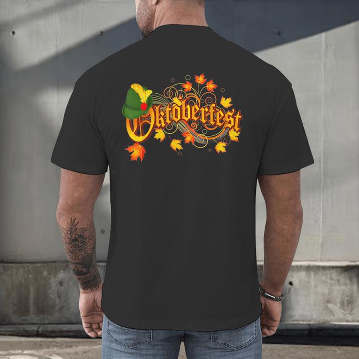 Oktoberfest German Beer Festival October Men's Back Print T-Shirt, gift for family, gift for coworker