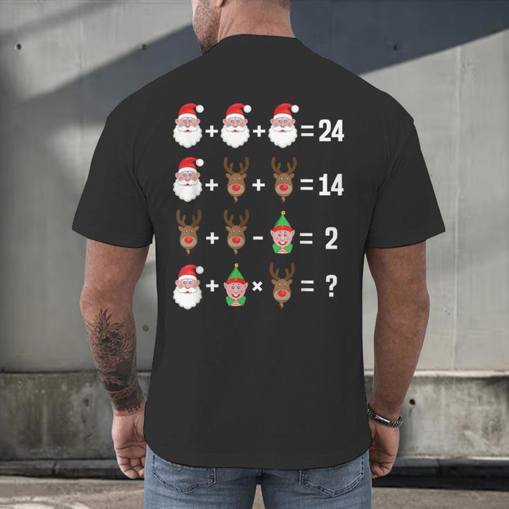 Order Of Operations Math Teacher Christmas Men's Back Print T-Shirt, gift for family, gift for coworker Order Of Operations Math Teacher Christmas Men's Back Print T-Shirt, gift for family, gift for coworker