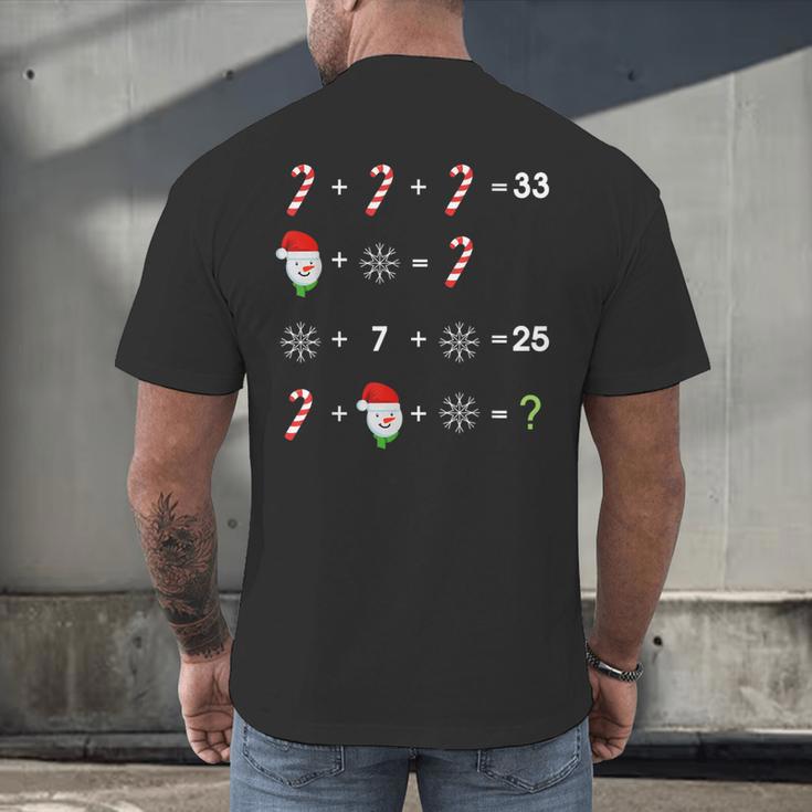Order Of Operations Quiz Math Teacher Christmas Men's Back Print T-Shirt, gift for family, gift for coworker Order Of Operations Quiz Math Teacher Christmas Men's Back Print T-Shirt, gift for family, gift for coworker