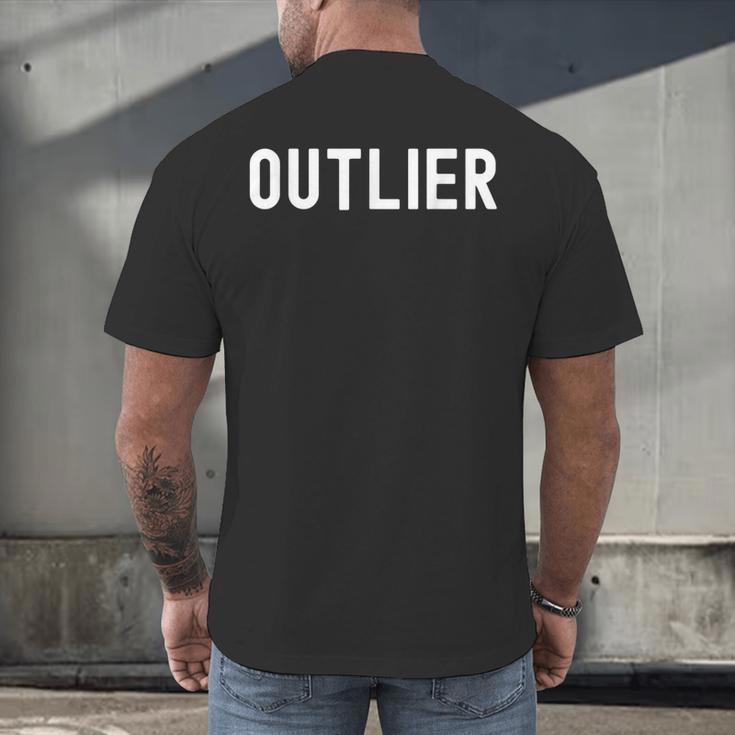 Outlier Statistics Teacher Statistics Data Science Men Women Kids Men's Back Print T-Shirt, gift for family, gift for coworker Outlier Statistics Teacher Statistics Data Science Men Women Kids Men's Back Print T-Shirt, gift for family, gift for coworker