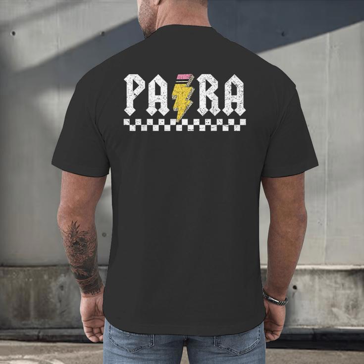 Para Squad Paraprofessional Para Teacher Men's Back Print T-Shirt, gift for family, gift for coworker Para Squad Paraprofessional Para Teacher Men's Back Print T-Shirt, gift for family, gift for coworker