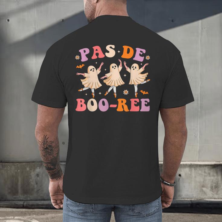 Pas De BOO-Rée Ballet Ghost Dancer Dance Teacher Halloween Men's Back Print T-Shirt, gift for family, gift for coworker Pas De BOO-Rée Ballet Ghost Dancer Dance Teacher Halloween Men's Back Print T-Shirt, gift for family, gift for coworker