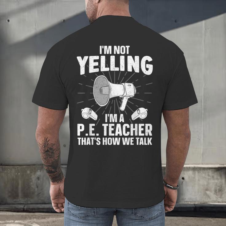 PE Teacher Art For Men Women Gym Teacher Physical Education Men's Back Print T-Shirt, gift for family, gift for coworker