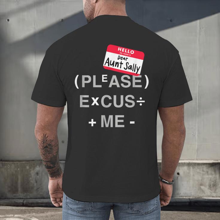 PEMDAS Math Teacher Halloween Costume Men's Back Print T-Shirt, gift for family, gift for coworker PEMDAS Math Teacher Halloween Costume Men's Back Print T-Shirt, gift for family, gift for coworker