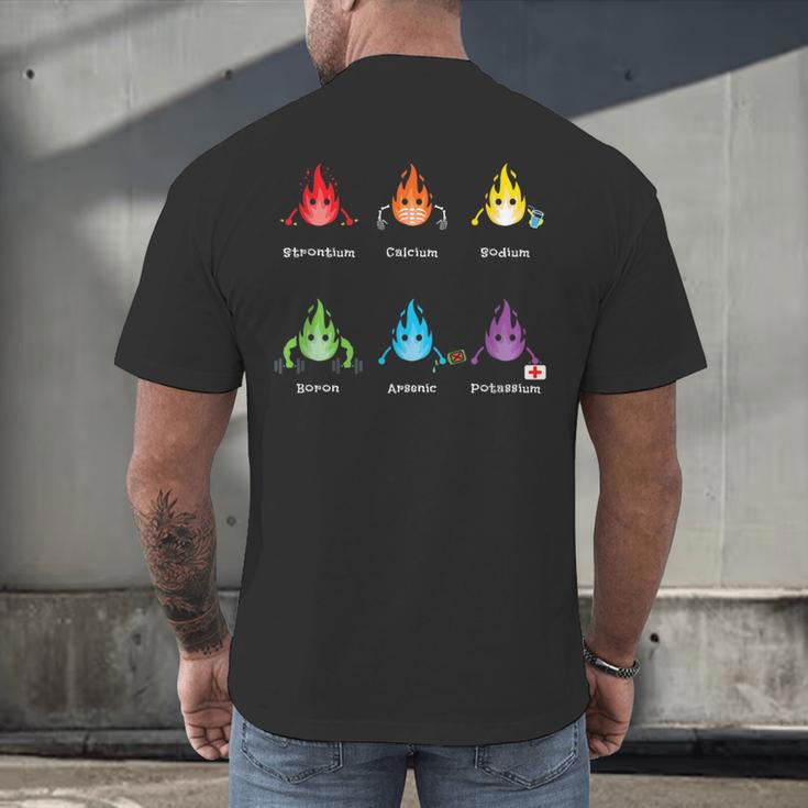 Periodic Elements Chemistry Lovers Science Teacher Men's Back Print T-Shirt, gift for family, gift for coworker Periodic Elements Chemistry Lovers Science Teacher Men's Back Print T-Shirt, gift for family, gift for coworker