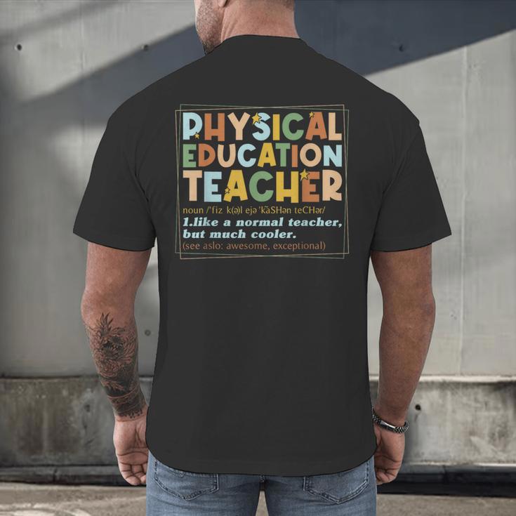 Physical Education Teacher In My PE Teacher Era For Men Women Kids Men's Back Print T-Shirt, gift for family, gift for coworker