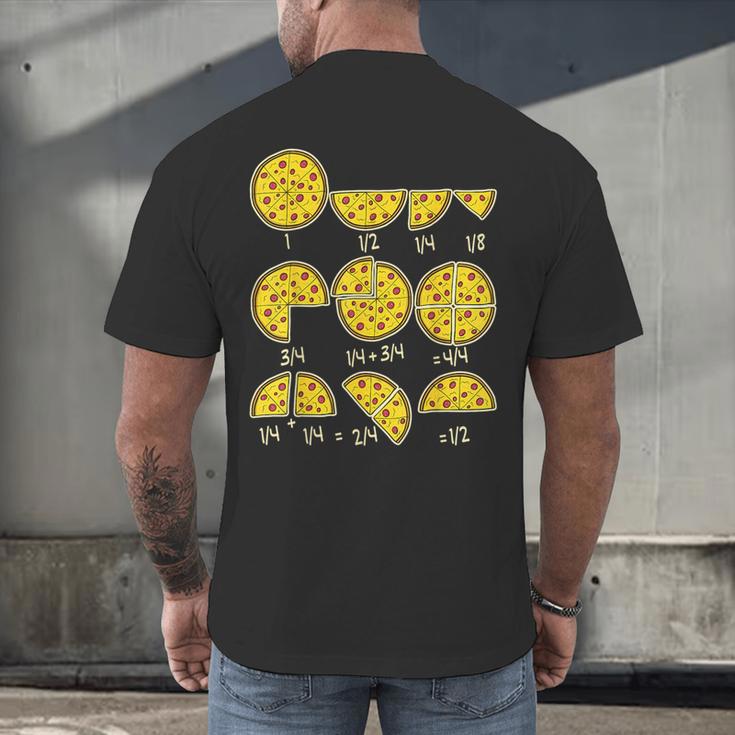 Pizza Salami Cheese Quick Math Fractions Math Teachers For Men Women Girls Kids Men's Back Print T-Shirt, gift for family, gift for coworker Pizza Salami Cheese Quick Math Fractions Math Teachers For Men Women Girls Kids Men's Back Print T-Shirt, gift for family, gift for coworker