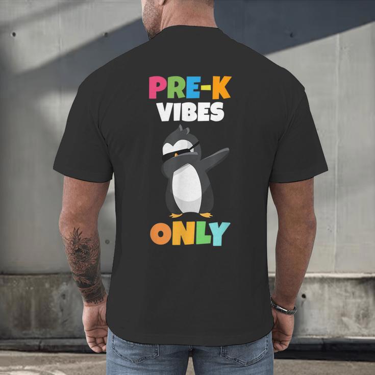 Pre-K Vibes Only Penguin Teachers Kids Back To School Men's Back Print T-Shirt, gift for family, gift for coworker Pre-K Vibes Only Penguin Teachers Kids Back To School Men's Back Print T-Shirt, gift for family, gift for coworker