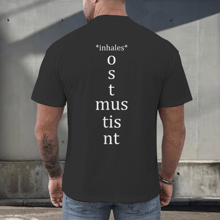 Present Active Conjugation Latin Teacher Latin Language Men's Back Print T-Shirt, gift for family, gift for coworker Present Active Conjugation Latin Teacher Latin Language Men's Back Print T-Shirt, gift for family, gift for coworker