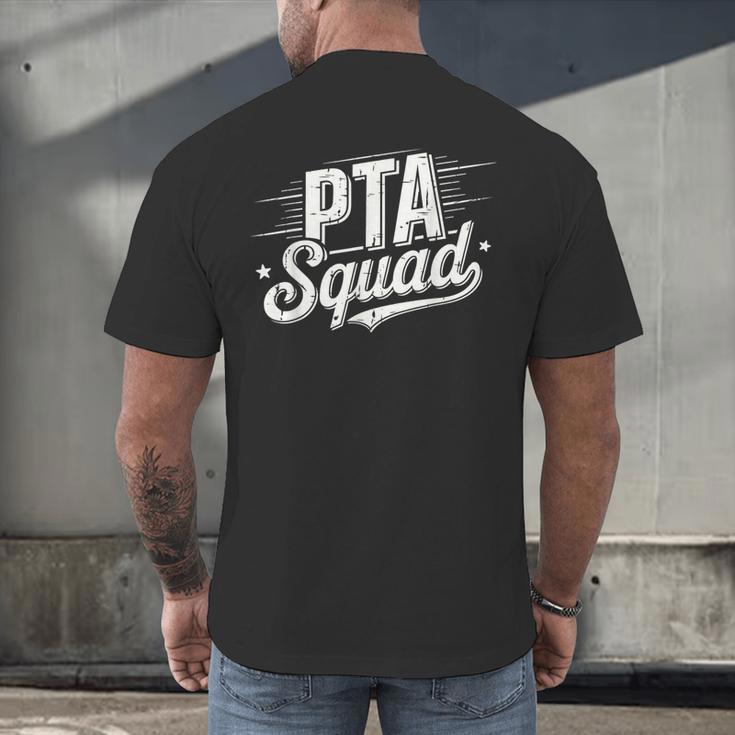 PTA Squad Parent Teacher Association Back To School Teacher Men's Back Print T-Shirt, gift for family, gift for coworker PTA Squad Parent Teacher Association Back To School Teacher Men's Back Print T-Shirt, gift for family, gift for coworker