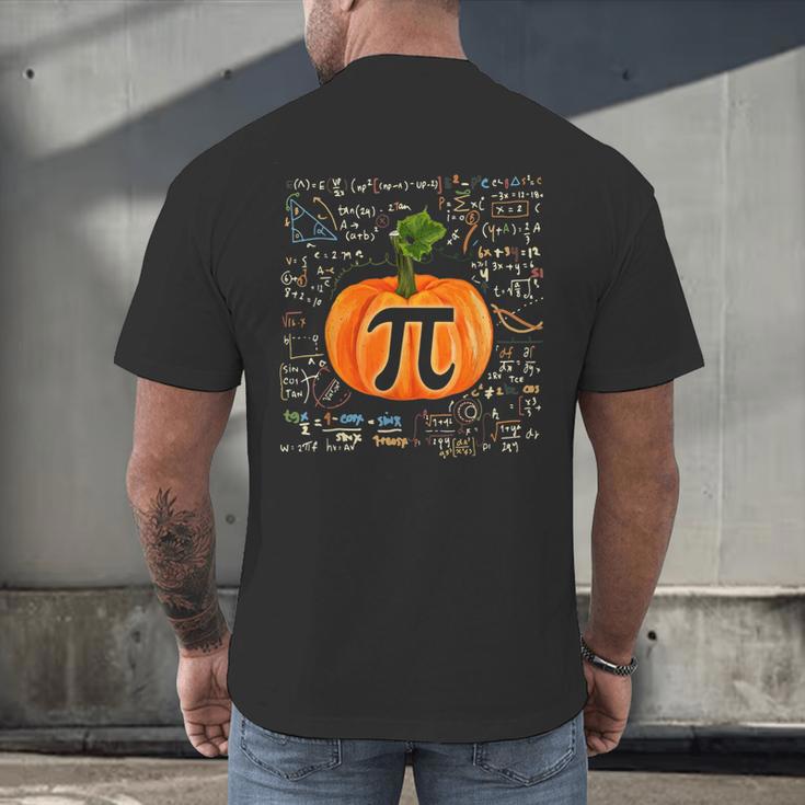 Pumpkin Pi Math Teacher Halloween Pumpkin Pi Men's Back Print T-Shirt, gift for family, gift for coworker Pumpkin Pi Math Teacher Halloween Pumpkin Pi Men's Back Print T-Shirt, gift for family, gift for coworker