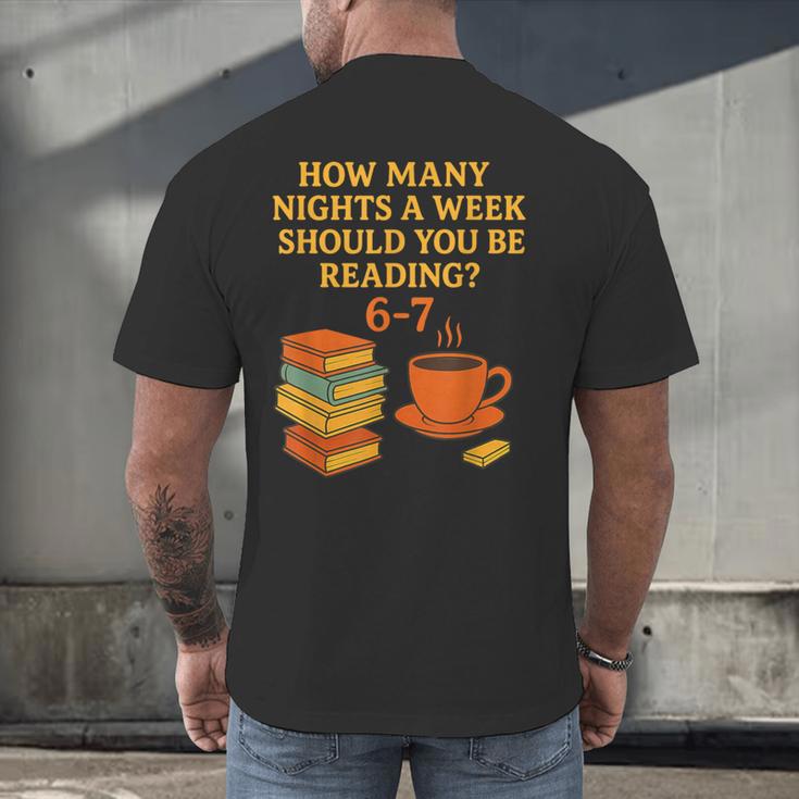 Reading 67 Meme English Teacher 6 7 Book Lover Humor Men's Back Print T-Shirt, gift for family, gift for coworker Reading 67 Meme English Teacher 6 7 Book Lover Humor Men's Back Print T-Shirt, gift for family, gift for coworker