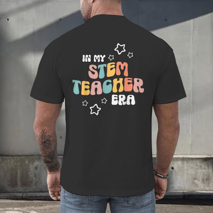 Retro Boho Math Science Professor In My STEM Teacher Era Men's Back Print T-Shirt, gift for family, gift for coworker Retro Boho Math Science Professor In My STEM Teacher Era Men's Back Print T-Shirt, gift for family, gift for coworker