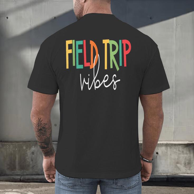 Retro Field Trip Vibes Vintage Field Trip Vibes Teacher Kids Men's Back Print T-Shirt, gift for family, gift for coworker Retro Field Trip Vibes Vintage Field Trip Vibes Teacher Kids Men's Back Print T-Shirt, gift for family, gift for coworker