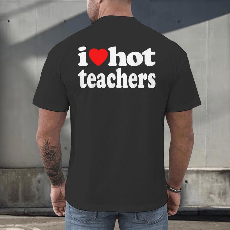 Retro I Love Hot Teachers Vintage I Heart Hot Teacher Men Women Girls Kids Men's Back Print T-Shirt, gift for family, gift for coworker