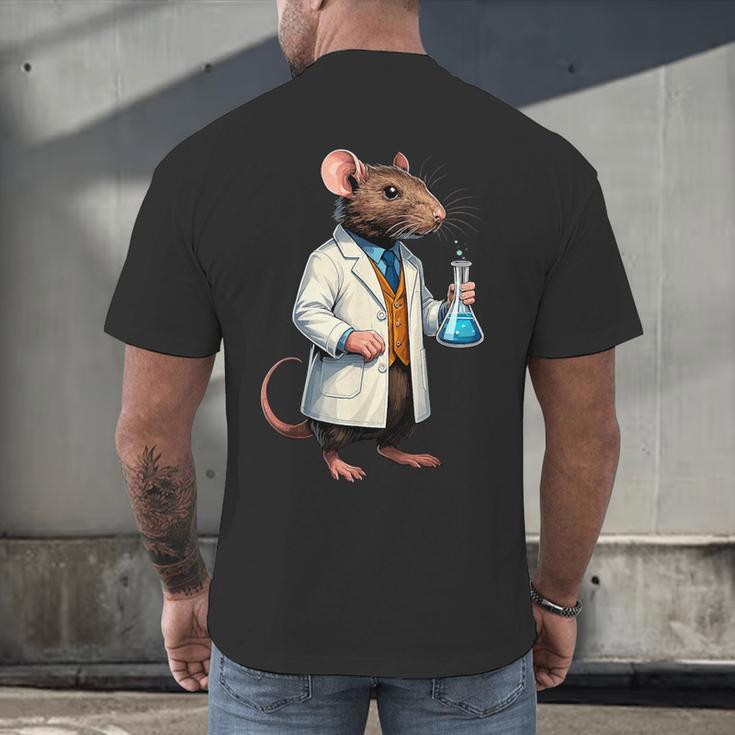 Science Rat Lab Science Scientist Mouse Teacher Chemistry Men's Back Print T-Shirt, gift for family, gift for coworker Science Rat Lab Science Scientist Mouse Teacher Chemistry Men's Back Print T-Shirt, gift for family, gift for coworker