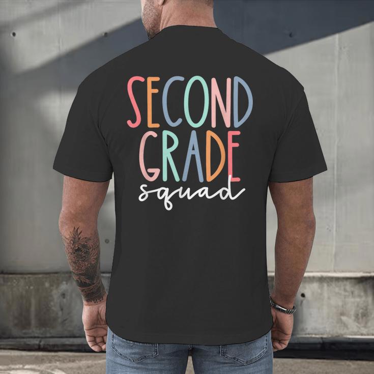 Second Grade Squad 2nd Grade Teacher Women Back To School Men's Back Print T-Shirt, gift for family, gift for coworker Second Grade Squad 2nd Grade Teacher Women Back To School Men's Back Print T-Shirt, gift for family, gift for coworker