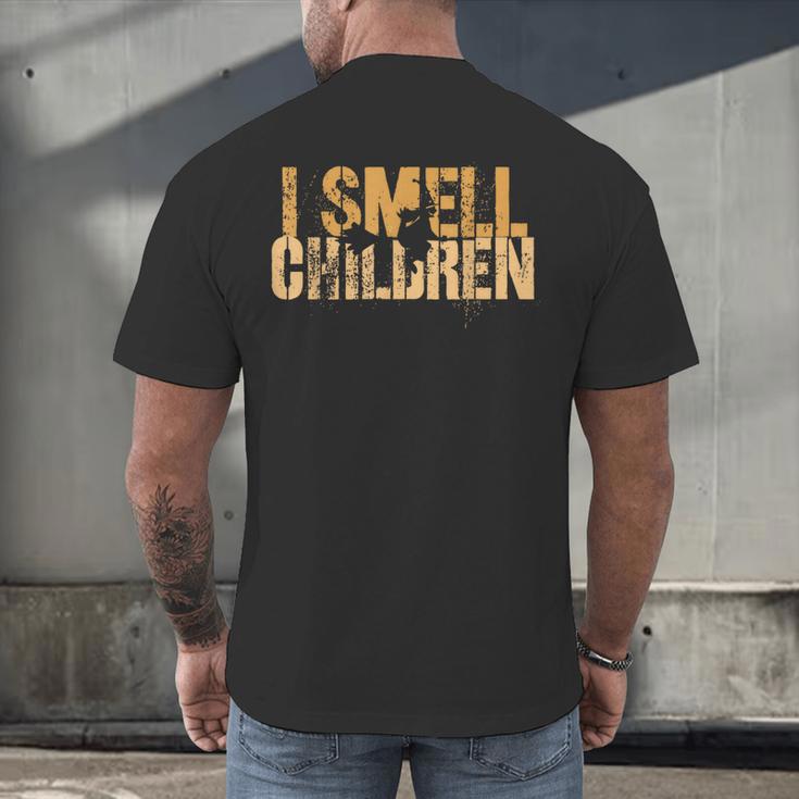 I SMELL CHILDREN Halloween Teacher Classroom I Teach Men's Back Print T-Shirt, gift for family, gift for coworker I SMELL CHILDREN Halloween Teacher Classroom I Teach Men's Back Print T-Shirt, gift for family, gift for coworker